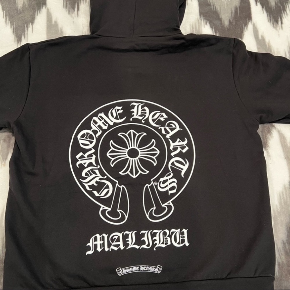 Chrome Hearts Black Hoodie Exclusive Malibu Unisex Size M